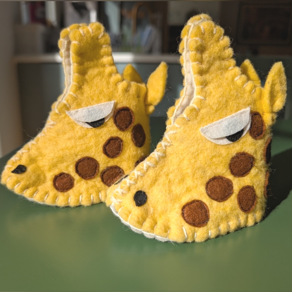 Giraffe Baby Slippers